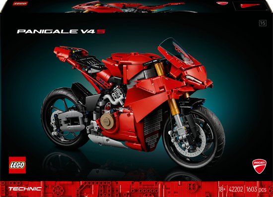 LEGO Technic Ducati Panigale V4 S motor - 42202