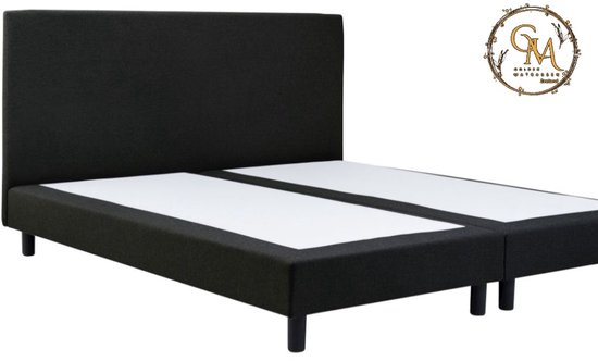 Boxspring SleepEase Boxspring 140x200 Zwart Glad - Golden Matrassen Zeeland - €338,00