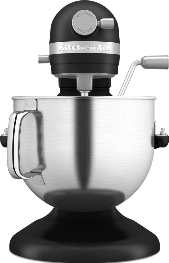 KitchenAid Artisan Standmixer met in Hoogte Verstelbare Kom - Krachtig, stil, 11 snelheden, roestvrijstalen accessoires en capaciteit van 6,6L - Matzwart van KitchenAid — afbeelding 4