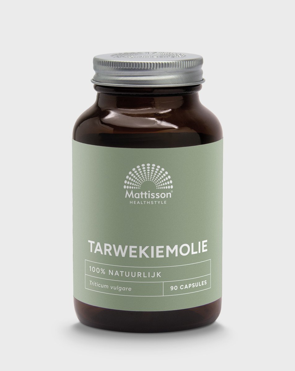 Mattisson - Tarwekiemolie 1000mg - Kiem Tarwekorrel - Voedingssupplement - 90 Capsules