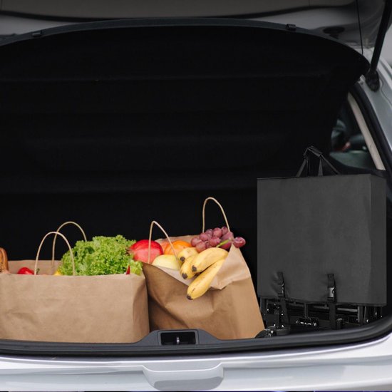 Outbee Bolderkar - Bolderkar Opvouwbaar - Bolderwagen - 120Liter Inhoud - Met Wielslot- 120kg Draagvermogen - Zwart van Outbee — afbeelding 5