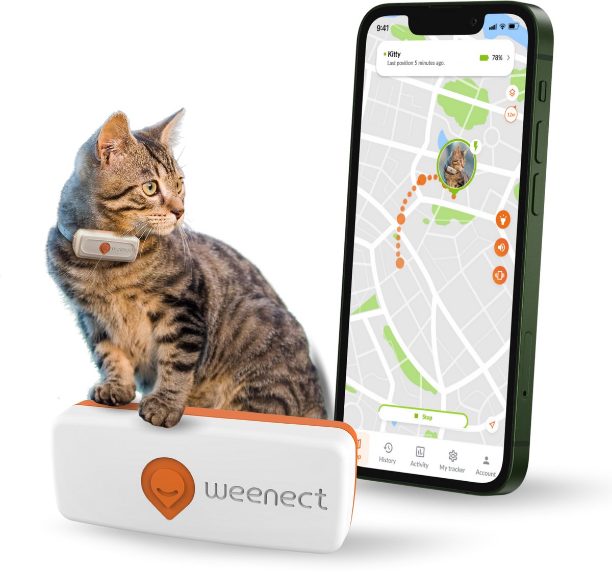 Weenect CATS² GPS Tracker voor Katten