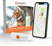 Weenect CATS² - GPS Tracker voor aan Katten Halsband - Wit Oranje