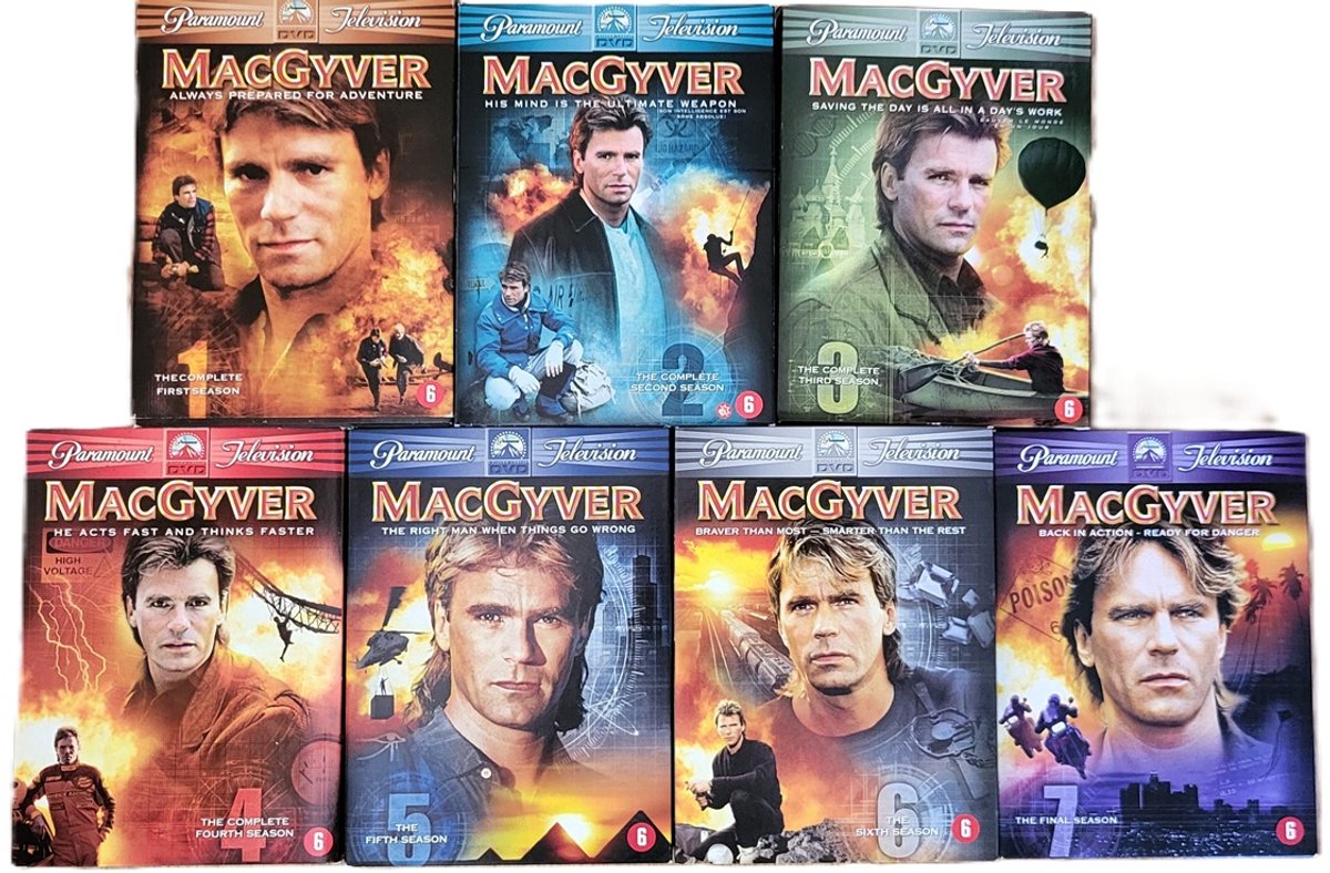 MacGyver - Complete collectie -7 aparte boxen ( Nederlandse uitgave )