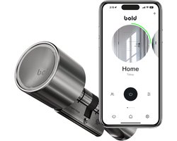 Bold Cilinder - Bold Smart Lock SX-35 - Slim deurslot - RVS - Zilver