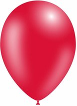 Rode Ballonnen Metallic - 10 stuks
