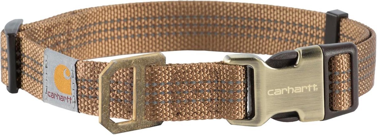 Duurzame hondenhalsband met reflecterende details - Medium
