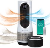 Bol.com Luchtreiniger Hot & Cold 3-1 met Vervangbaar HEPA 13 Filter met App & Afstandsbediening - Air Purifier - Air Cleaner - K... aanbieding