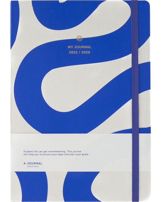My Journal A4 Schoolagenda 2025/2026 Flow Blue