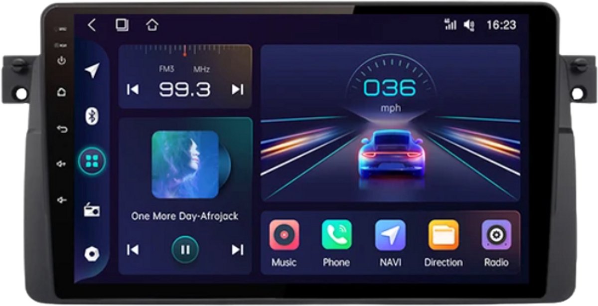 Carplay / android auto radio geschikt voor BMW E46 1998-2006