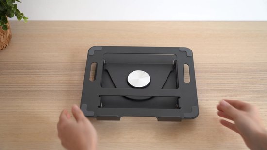 Villux Laptop Standaard Ergonomisch - Laptop Standaard Verstelbaar - Laptophouder - Laptopstandaard - Laptop Verhoger - Laptop Standaard Opvouwbaar - Inclusief Ebook - Inclusief Muismat