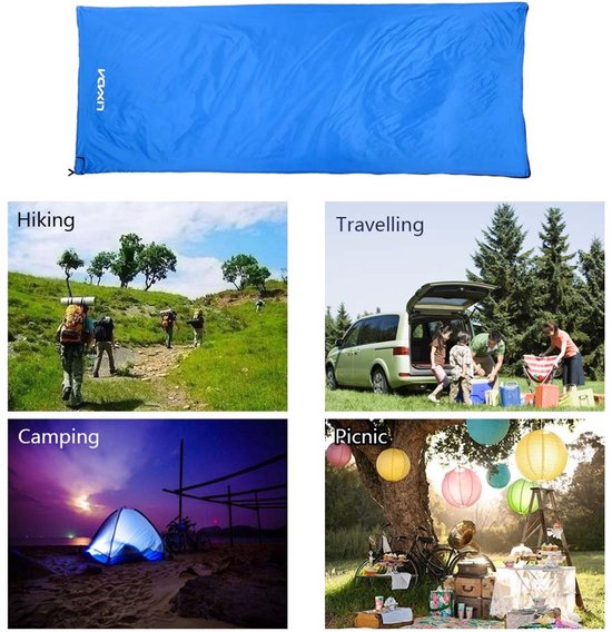 190x75 cm Ultralichte Outdoor Envelop Slaapzak - Ideaal voor Camping, Reizen & Wandelen (Lw 180 / 680g) van Naturehike — afbeelding 3