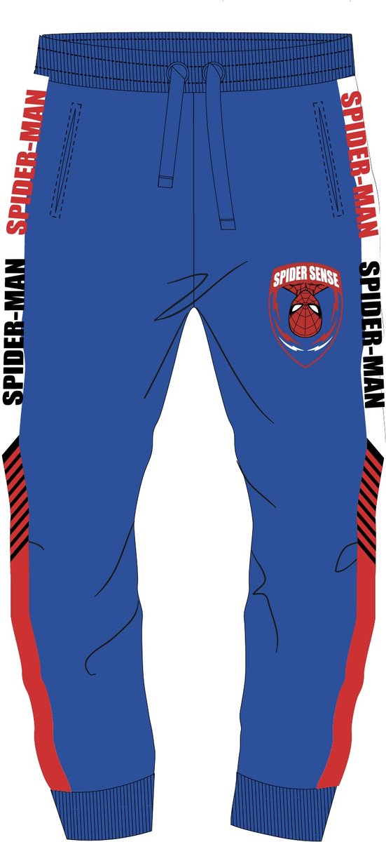 Marvel Spiderman Joggingbroek - Blauw - Maat 104