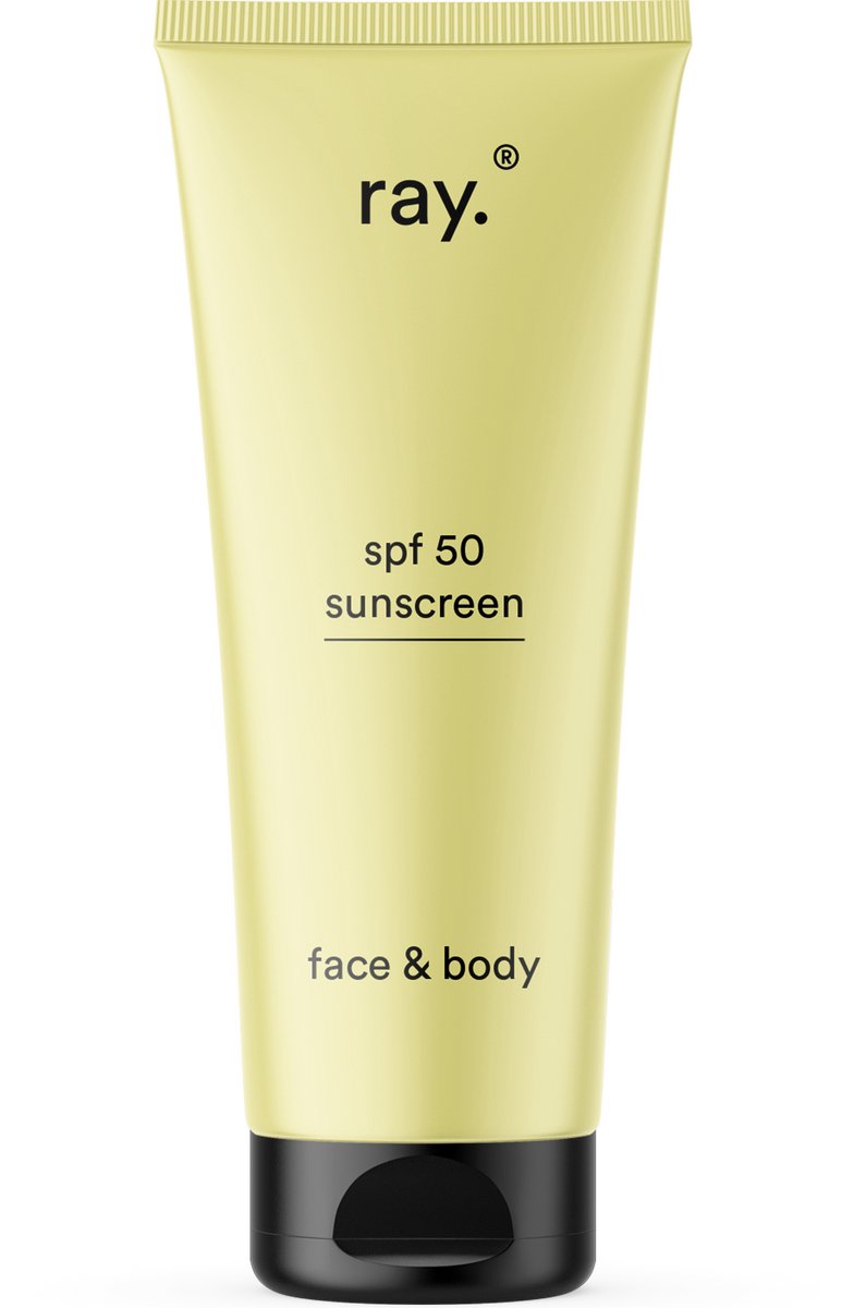 Ray - Zonnebrandcrème - SPF 50 - 200ml - Minerale Zonnecrème - Hoge Bescherming - Voor Het Hele Gezin