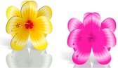Tafeldecoratie tropische bloemen - 4 stuks