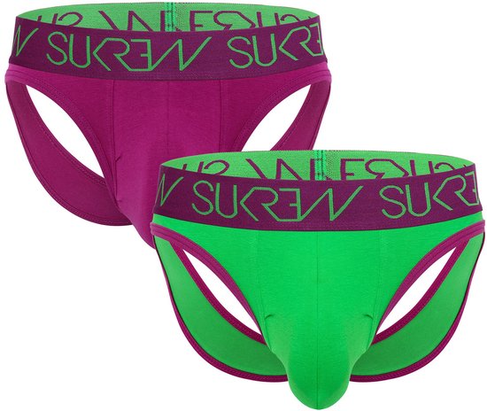SUKREW U-Style Classic Thong Peppermint - MAAT XXL - Erotisch Heren Ondergoed - String