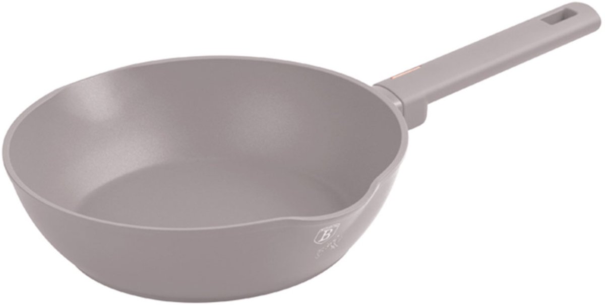 Berlinger Haus 8090 - Koekenpan 24 cm - Taupe collection - met schenktuit