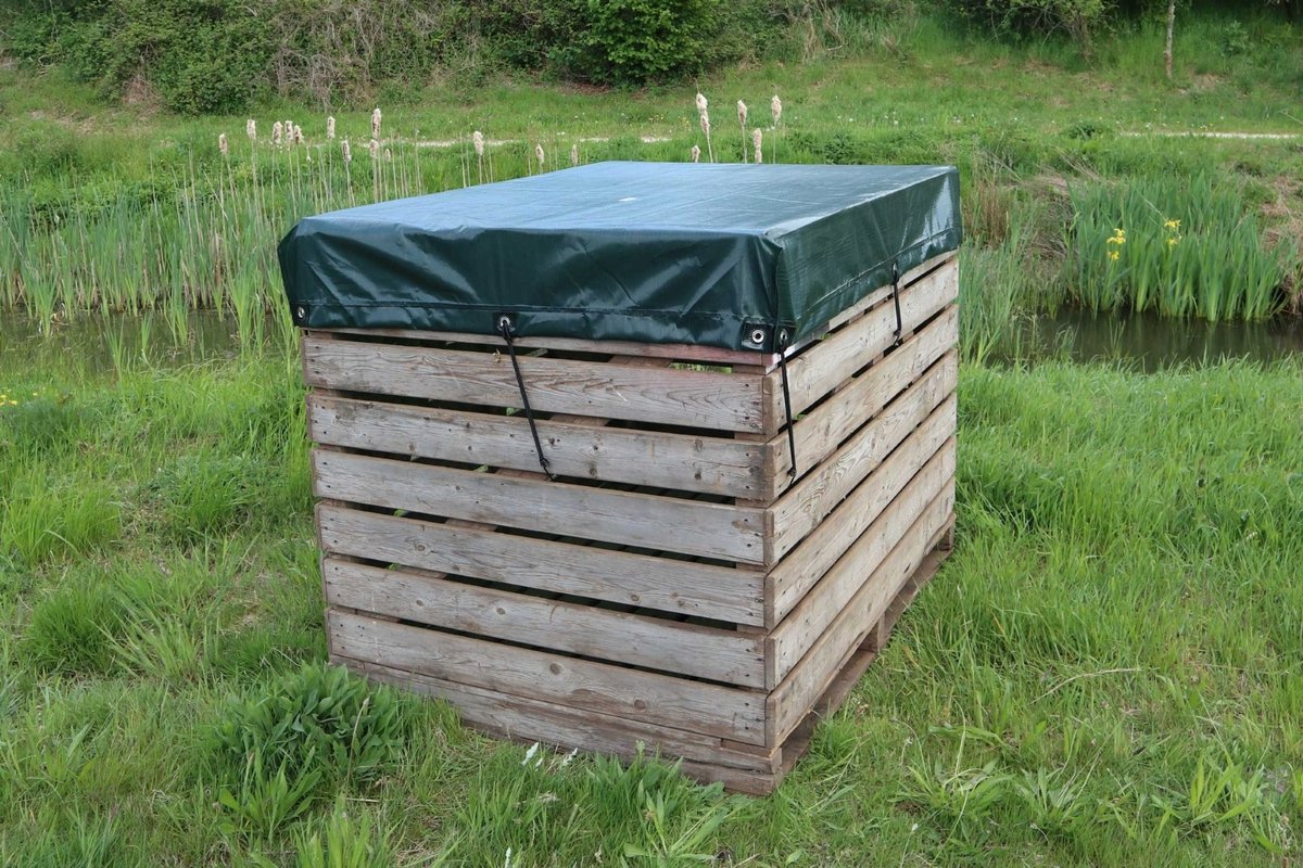 Xstrong Afdekzeil Aardappelkisten - Groen – Voor kisten 120x160 cm