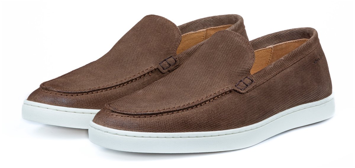 VANLIER - Heren Schoenen Lugano - Bruin - Maat 43