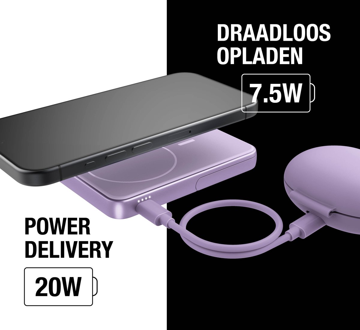 Fresh 'n Rebel Magnetische Powerbank - afbeelding 3