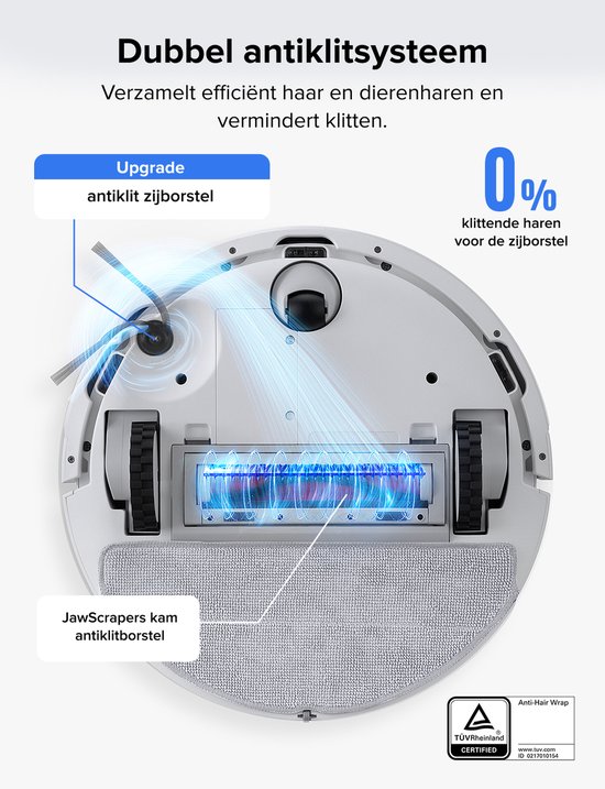 6 stuks zijborstels, robotstofzuiger voor Roborock Q10S5, Q7M5 en Q7L5-serie, accessoires voor Qrevo robotstofzuiger