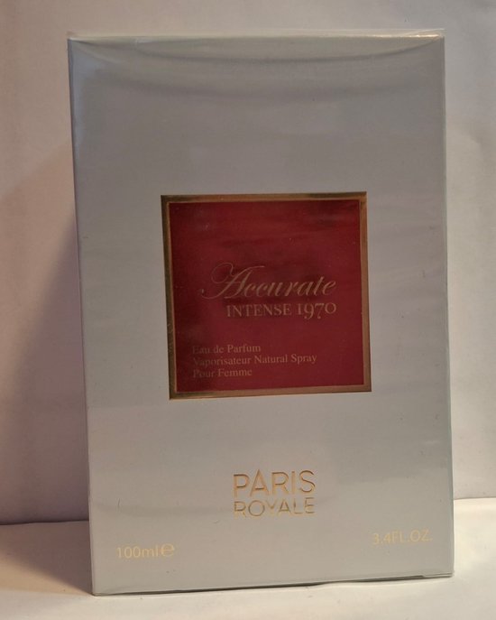 Paris Royale Accurate Intense 1970 Eau de Parfum Pour Femme 100ml