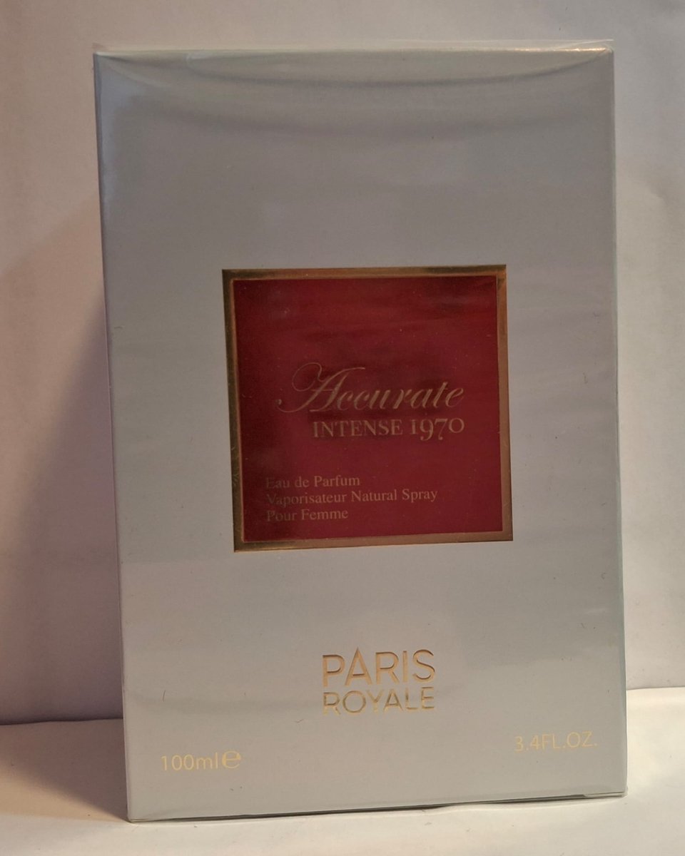 Paris Royale Accurate Intense 1970 Eau de Parfum Pour Femme 100ml