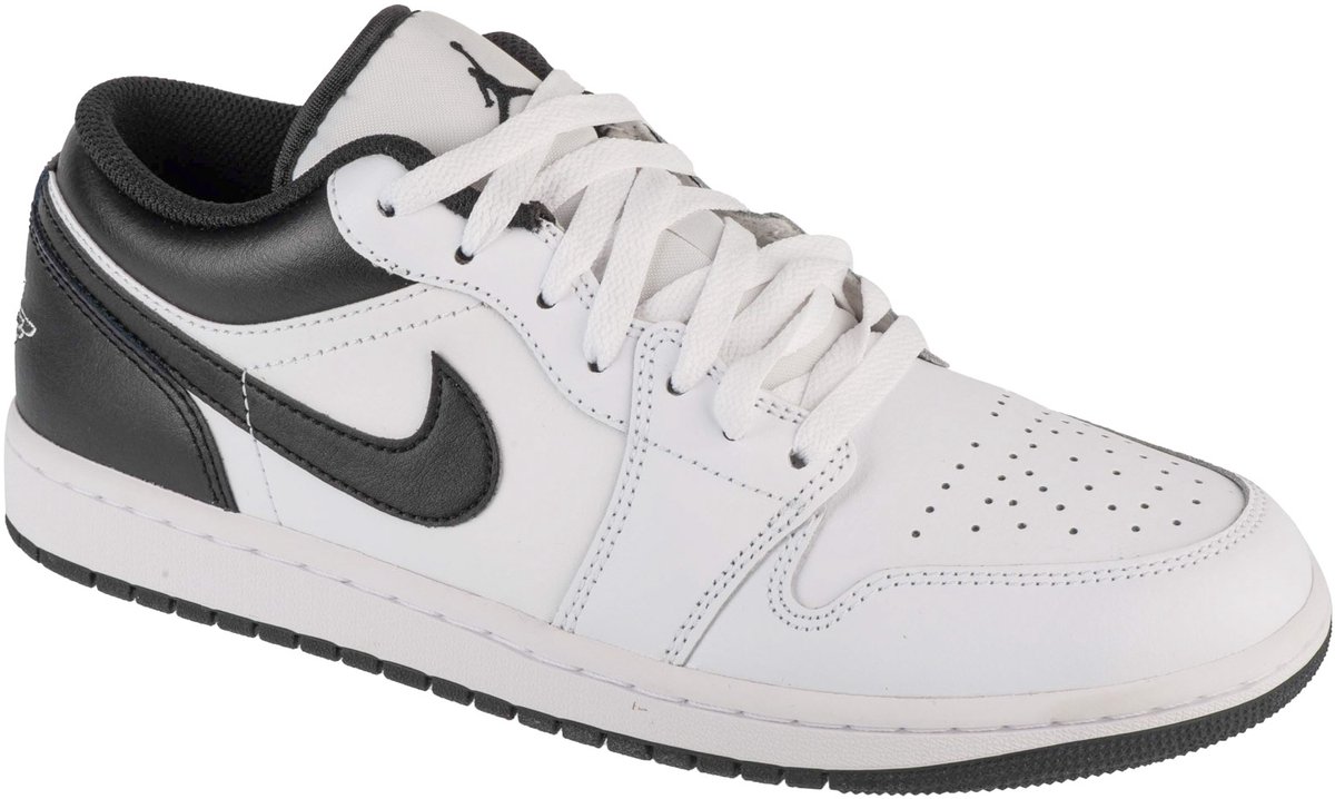 Air Jordan 1 Low, Mannen, Wit, Sneakers, maat: 40,5