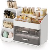 Miravo - Organiseur de Maquillage de Luxe avec 2 tiroirs - Design moderne, antidérapant et beaucoup d'espace de rangement - Léger et élégant