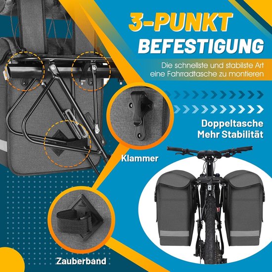 WEST BIKING waterdichte fietstas voor framebevestiging fiets WEST BIKING waterdichte fietstas voor framebevestiging fiets