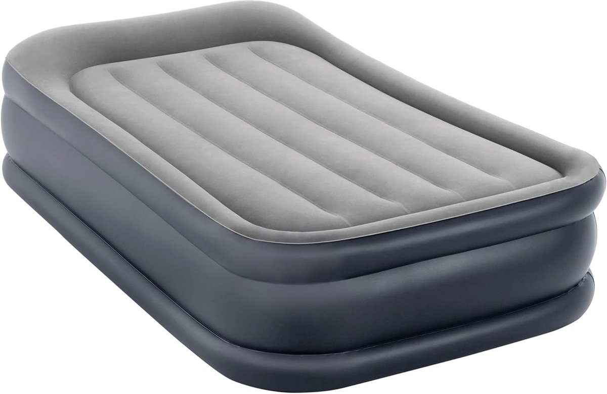 Luchtbed Deluxe met Ingebouwde Pomp - 1-Persoons 99x191cm
