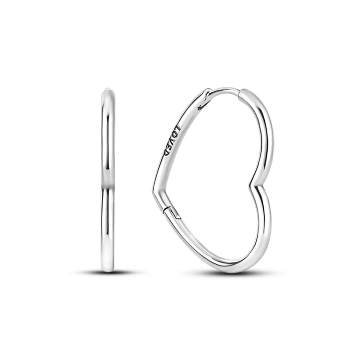 Oorbellen meisje - tiener - liefde - love - hartje- zilver