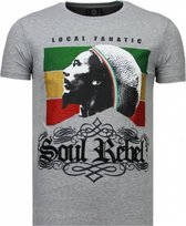 Soul Rebel Bob - Rhinestone T-shirt - Grijs