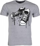 T-shirt - Sneakers - Grijs