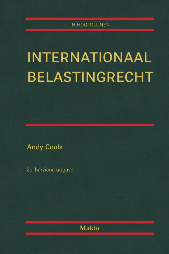 In Hoofdlijnen - Internationaal belastingrecht - cover