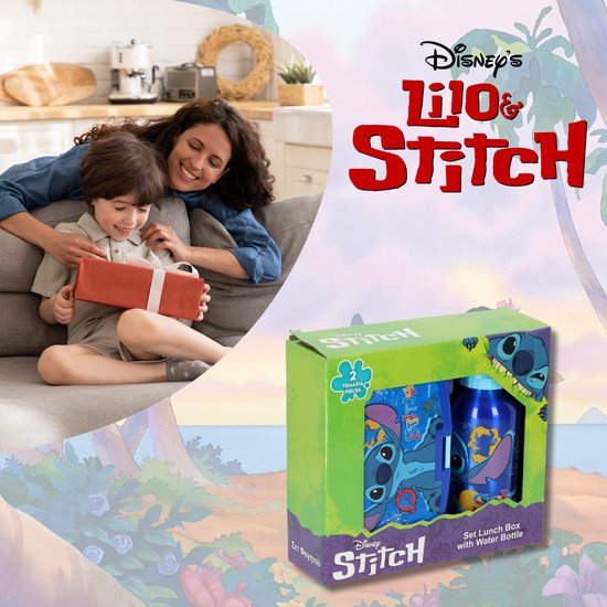 Lilo & Stitch Lunchset; Lunchbox en Drinkfles van Mepal — afbeelding 2