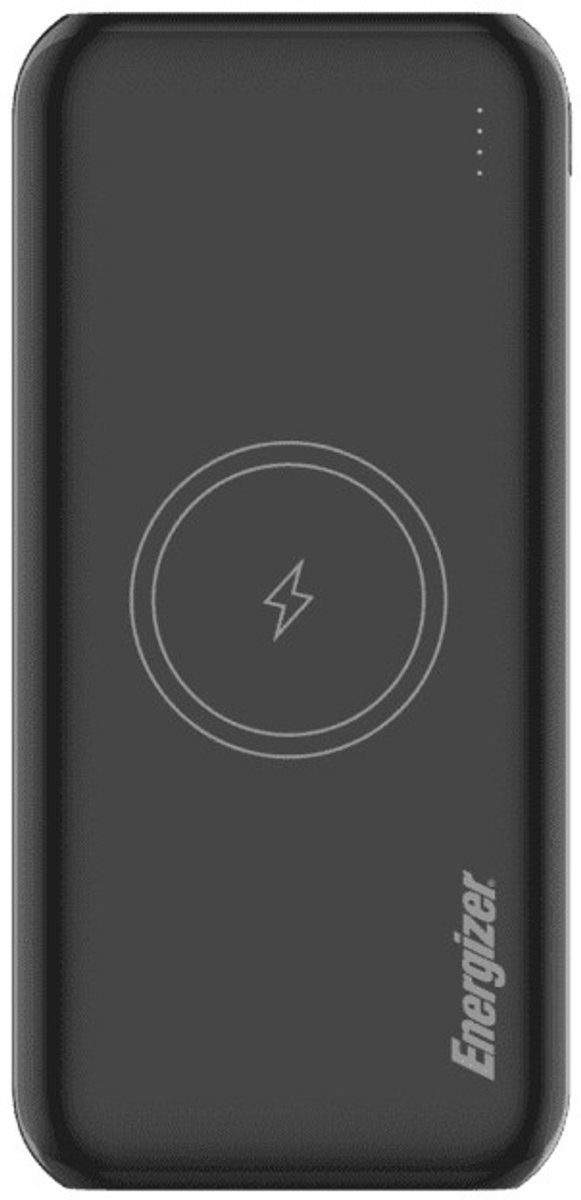 Energizer QE10009PQ powerbank Lithium-Polymeer (LiPo) 10000 mAh Draadloos opladen Zwart