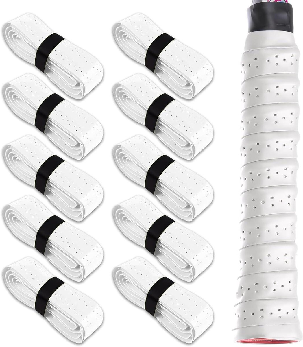 Multi-gekleurde antisliplaag - Zelfklevende gripband voor tennis-, badminton- en squashrackets