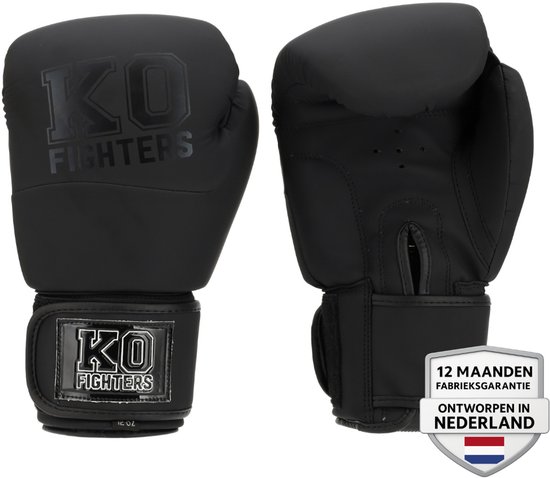 KO Fighters - Gants de boxe - Gants de kickboxing - Kickboxing - Boxe - Thunder Strike - Jaune - 14oz