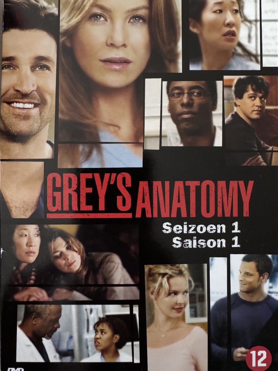 GREY'S ANATOMY Seisoen 1 DVD NL/FR