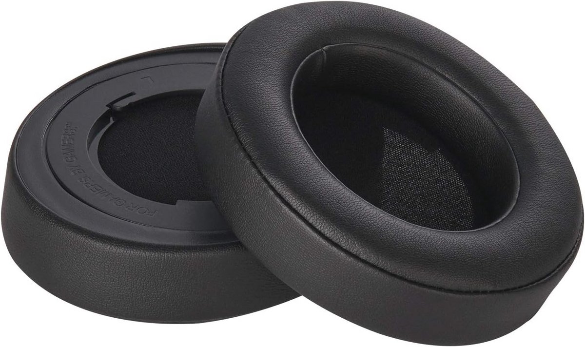 Vervangende oorkussens voor compatibele hoofdtelefoons - Zwart, Eiwitleer en Memory Foam