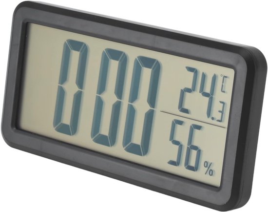 HOMVILLA Digitale wekker van hout, wekker, multifunctioneel, digitale klok, LCD, zonder tikken, met snooze-functie, weergave van datum en temperatuur, warme achtergrondverlichting, 12/24 uur (ruw hout