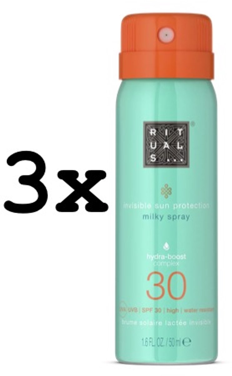 Rituals- 3 x Sun Protection 50 ml x3 = 150 ml - Milky Spray 50 ml , 30 SPF
