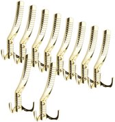Gouden jas kleedhaak messing haken muur kleding hoed L hanger voor slaapkamer keuken badkamer verschillende kleuren decor woonaccessoires, HK, 320, zwart, S Gouden jas kleedhaak messing haken muur kleding hoed L hanger voor slaapkamer keuken badkamer verschillende kleuren decor woonaccessoires, HK, 320, zwart, S