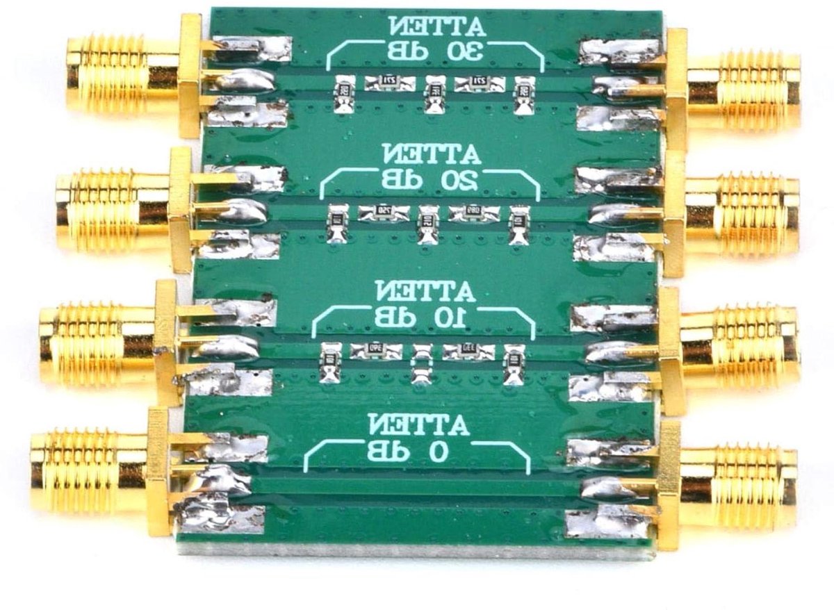 Hoge betrouwbaarheid SMA dubbele vrouwelijke kop radiofrequentie-verzwakker - Pas signaalsterkte aan in elektronische circuits