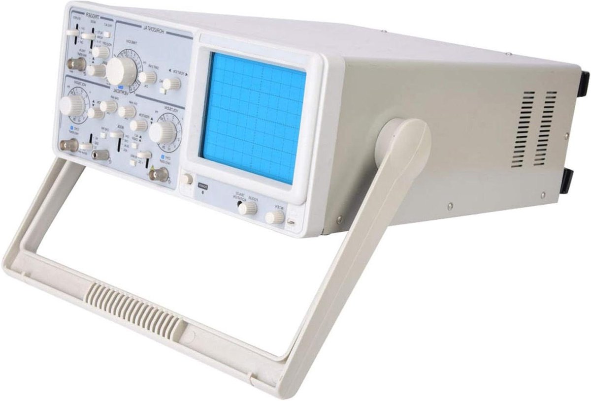 Dual Trace Draagbare Oscilloscoop met TV synchronisatie en Analoge Probe - Industriële Universele Oscilloscoop (Europese regelgeving)