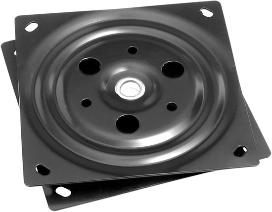 Draaibeslag 360° Draaischijf voor schroeven Draaiplateau voor zware lasten 171 x 171 Drukkogellager voor houten platen, tafelbladen, meubels van SOTECH