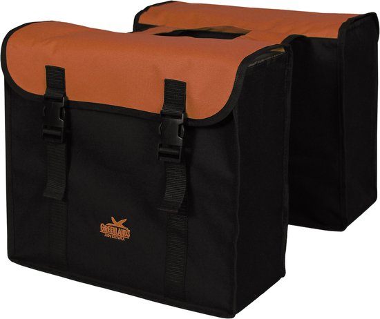 Greenlands - Dubbele Fietstas - 34 Liter - Zwart;Rood van Greenlands — afbeelding 2