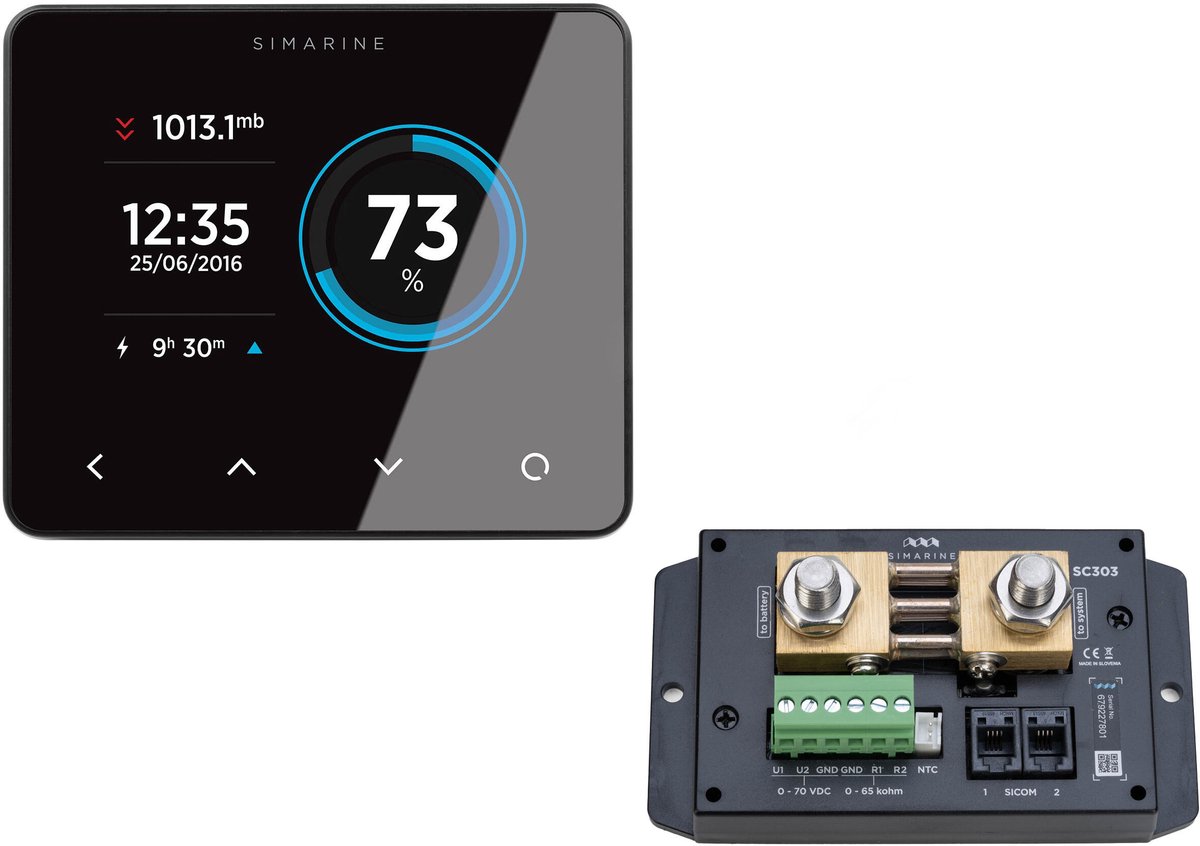 Simarine zwarte PICO One set Accumonitor - Standalone | PK23-1-B