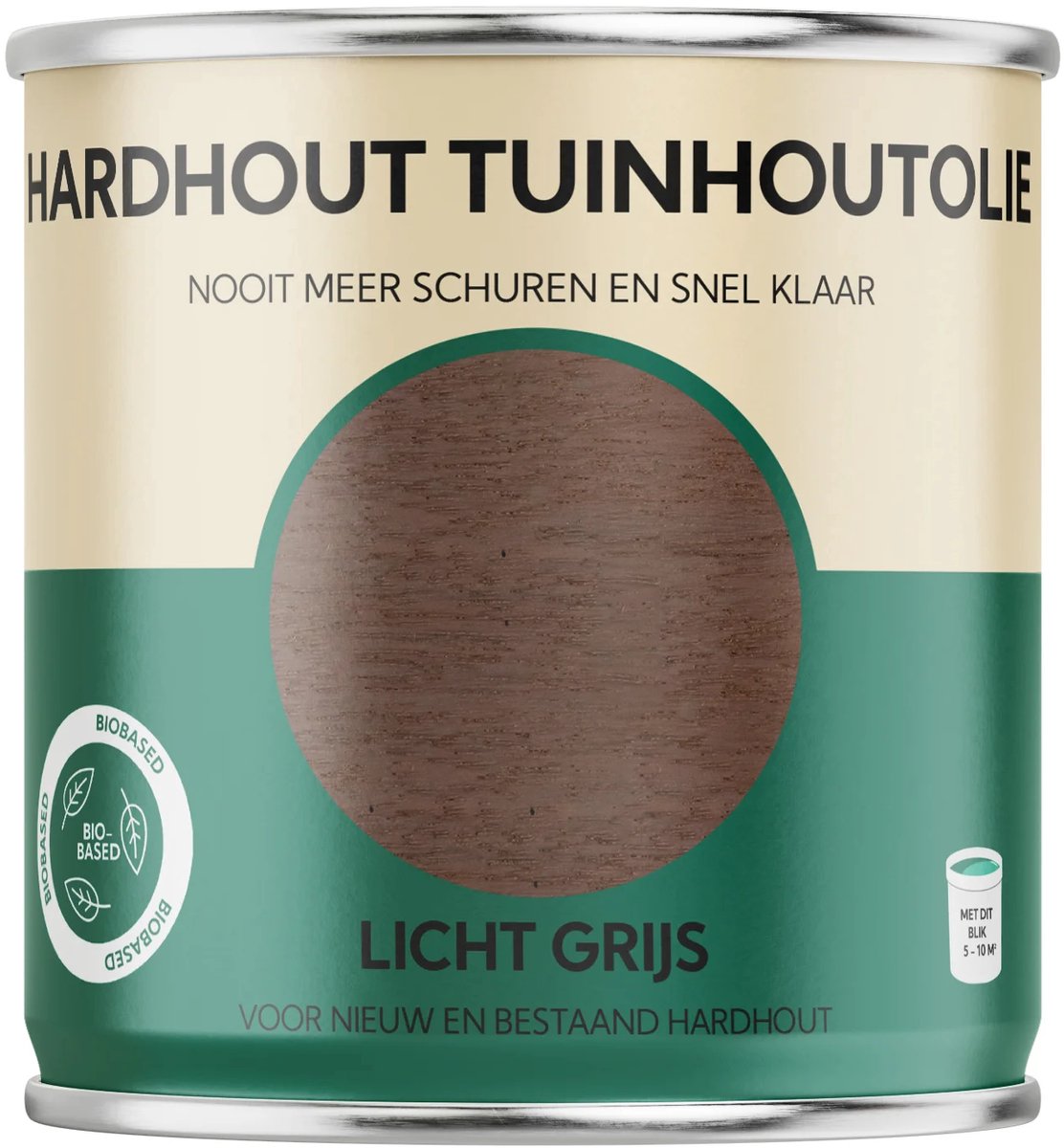 Hardhout Tuinhout Olie - Licht Grijs-750ml